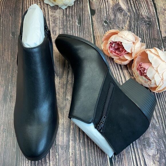 Style & Co Black Wiley Ankle Booties - Picture 3 of 8
